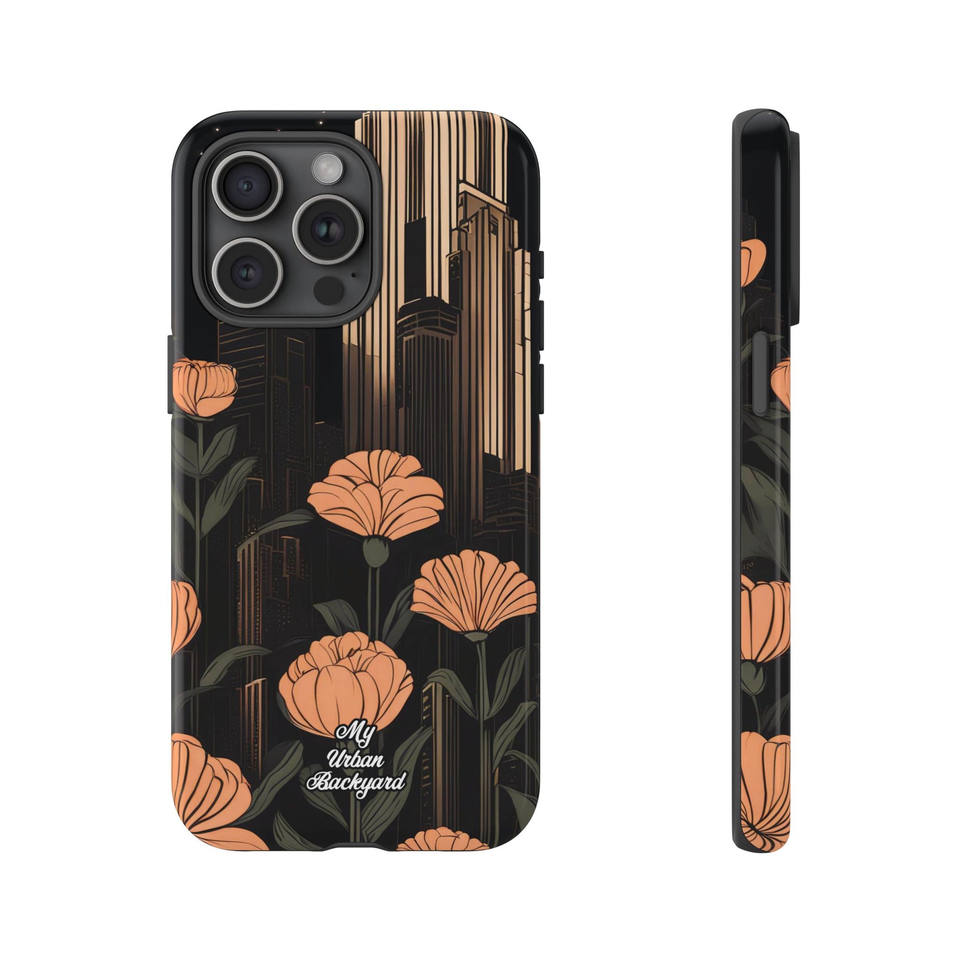 Urban Evening with Flowers, Cell Phone Case - Apple iPhone, Samsung Galaxy, Google Pixel