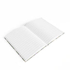 Orange and White Cat with Flowers, Hardcover Notebook Journal - Write in Style