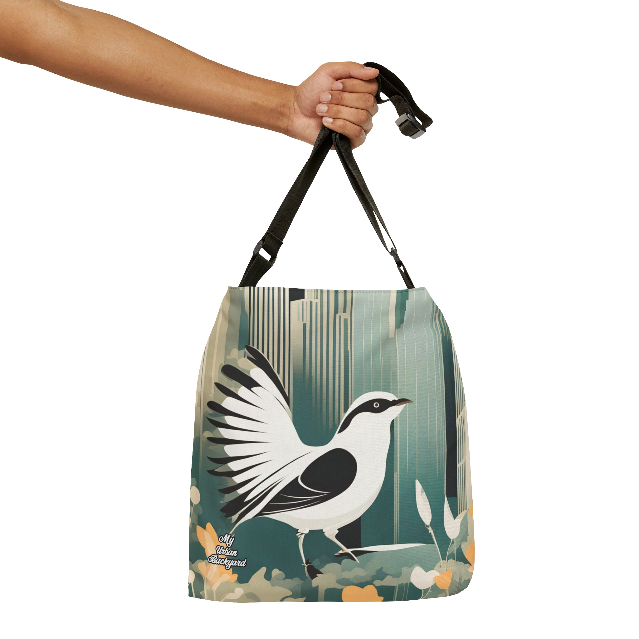 Urban Bird, Tote Bag with Adjustable Strap