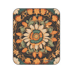 Circle of Petals, Floral Picnic Blanket - Outdoor Mat for Summer Gatherings, 51" × 61"