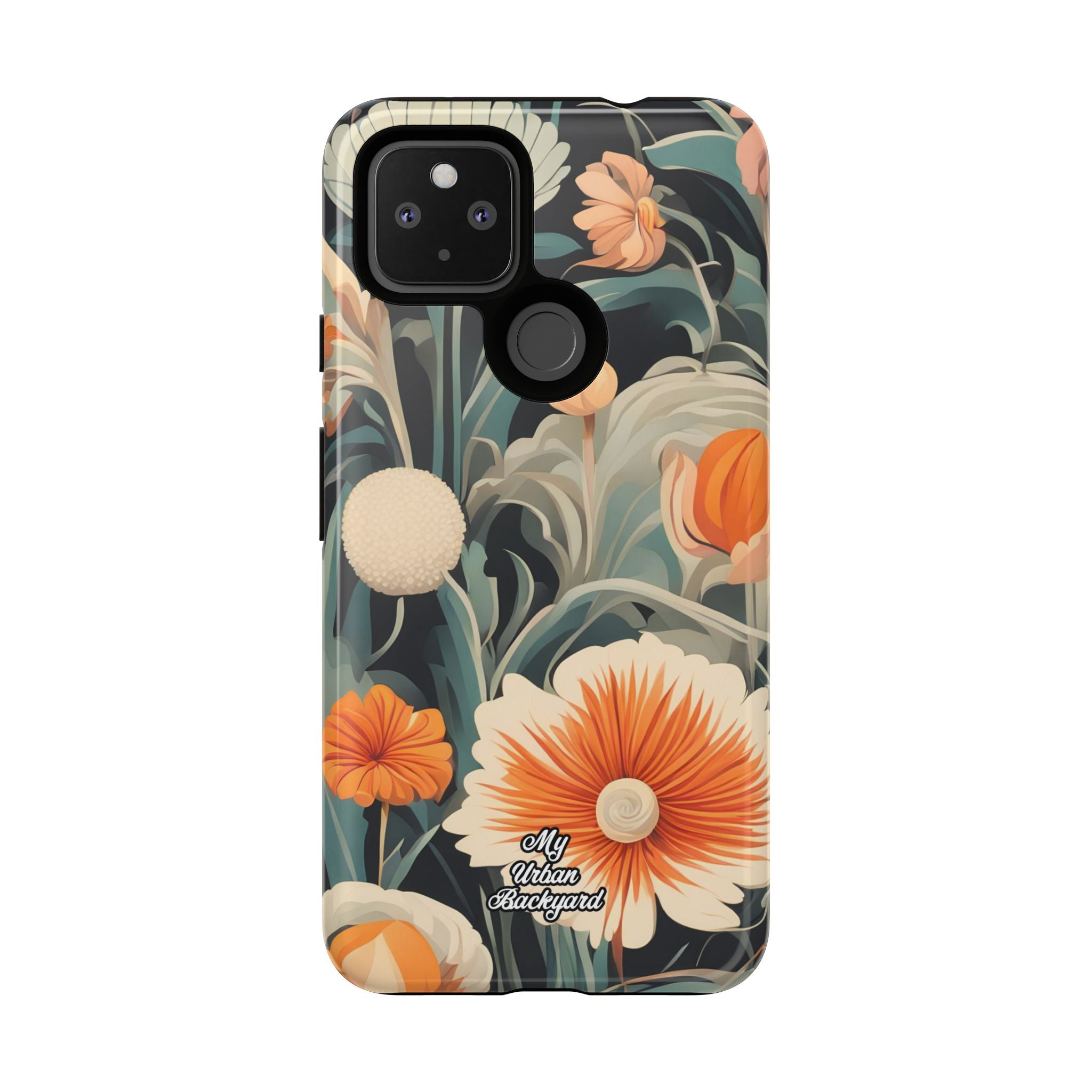Orange and White Flowers, Cell Phone Case - Apple, Samsung, Google Pixel