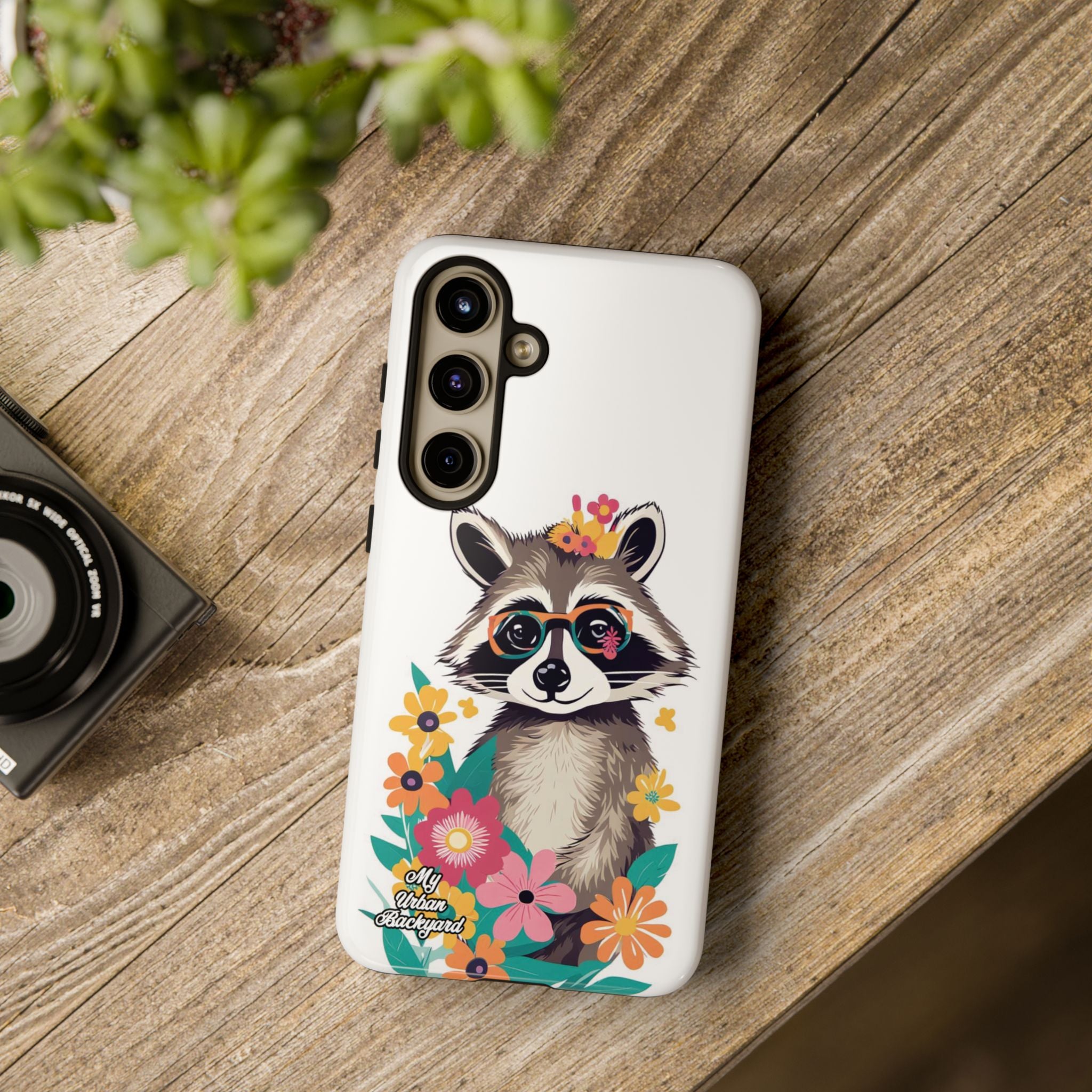 Raccoon with Glasses, Cell Phone Case - Apple, Samsung or Google Pixel
