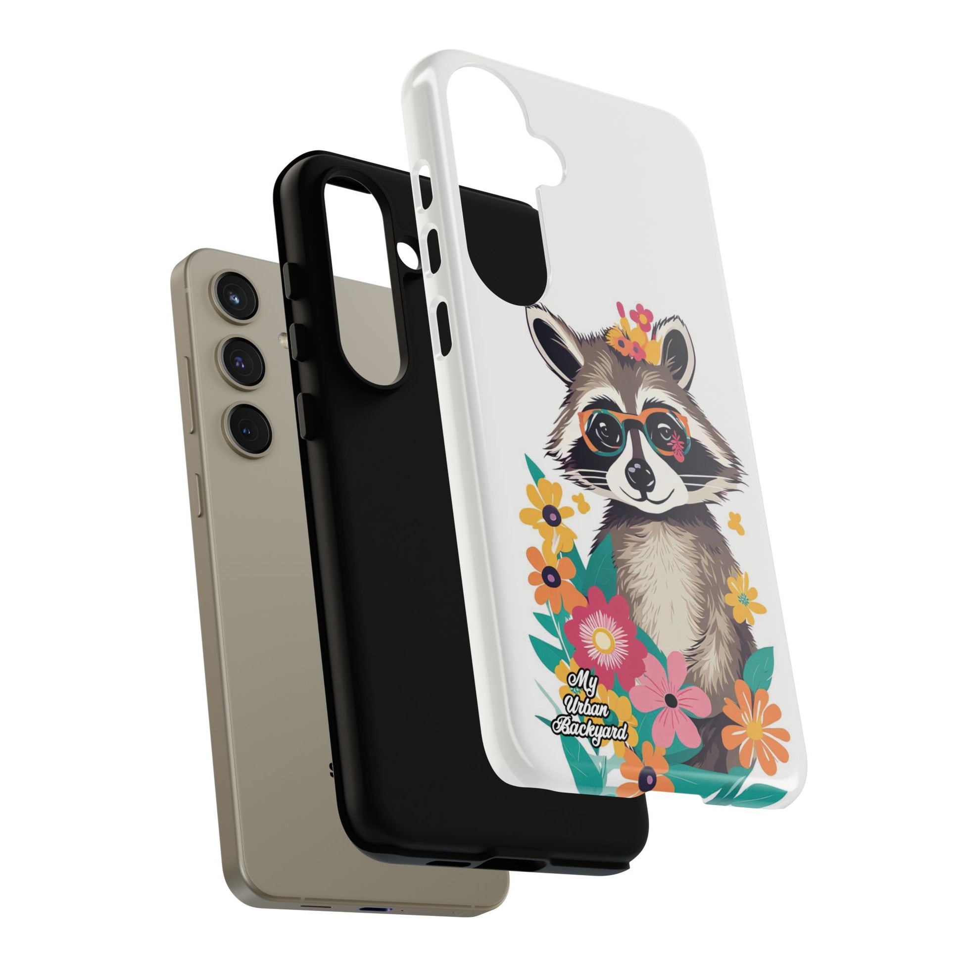 Raccoon with Glasses, Cell Phone Case - Apple, Samsung or Google Pixel