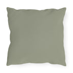 Genevieve Meowcroft, Sage accent color, Cat Throw Pillow