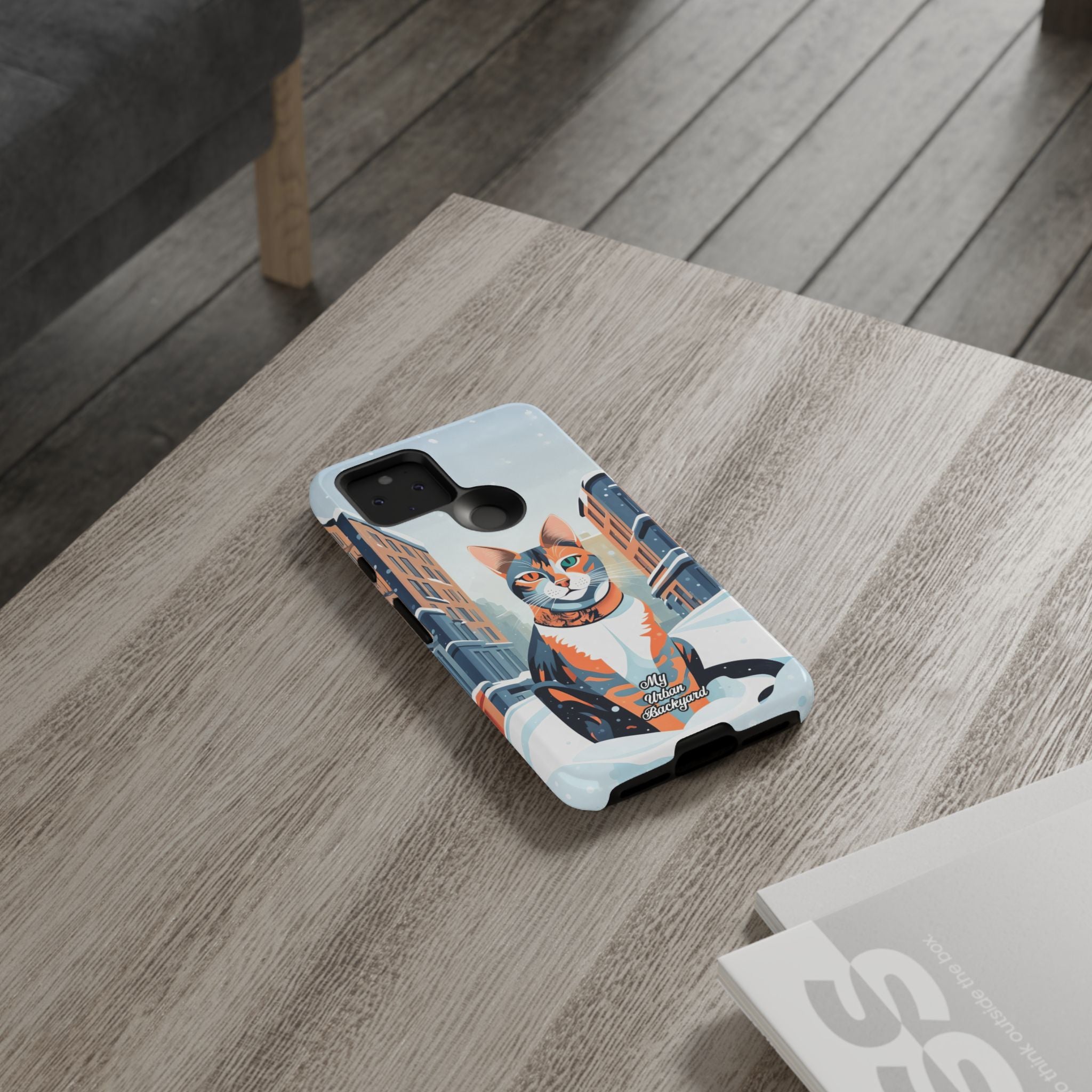 Claws Pawson in the Snow, Cell Phone Case - Apple, Samsung, Google Pixel