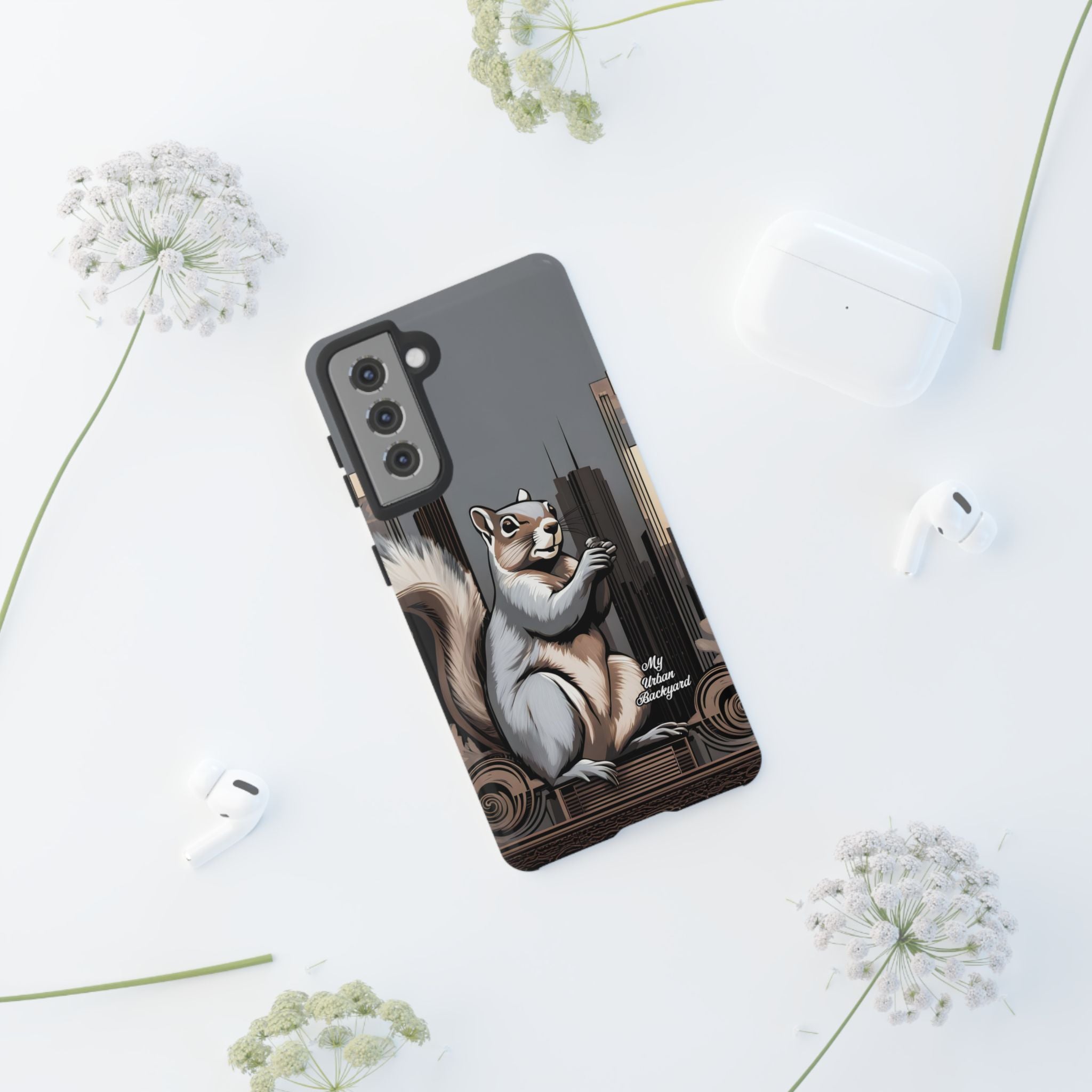Urban Gray Squirrel, Cell Phone Case - Apple, Samsung, Google Pixel