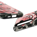 Pink Rose Flowers, Cell Phone Case - Apple, Samsung or Google Pixel