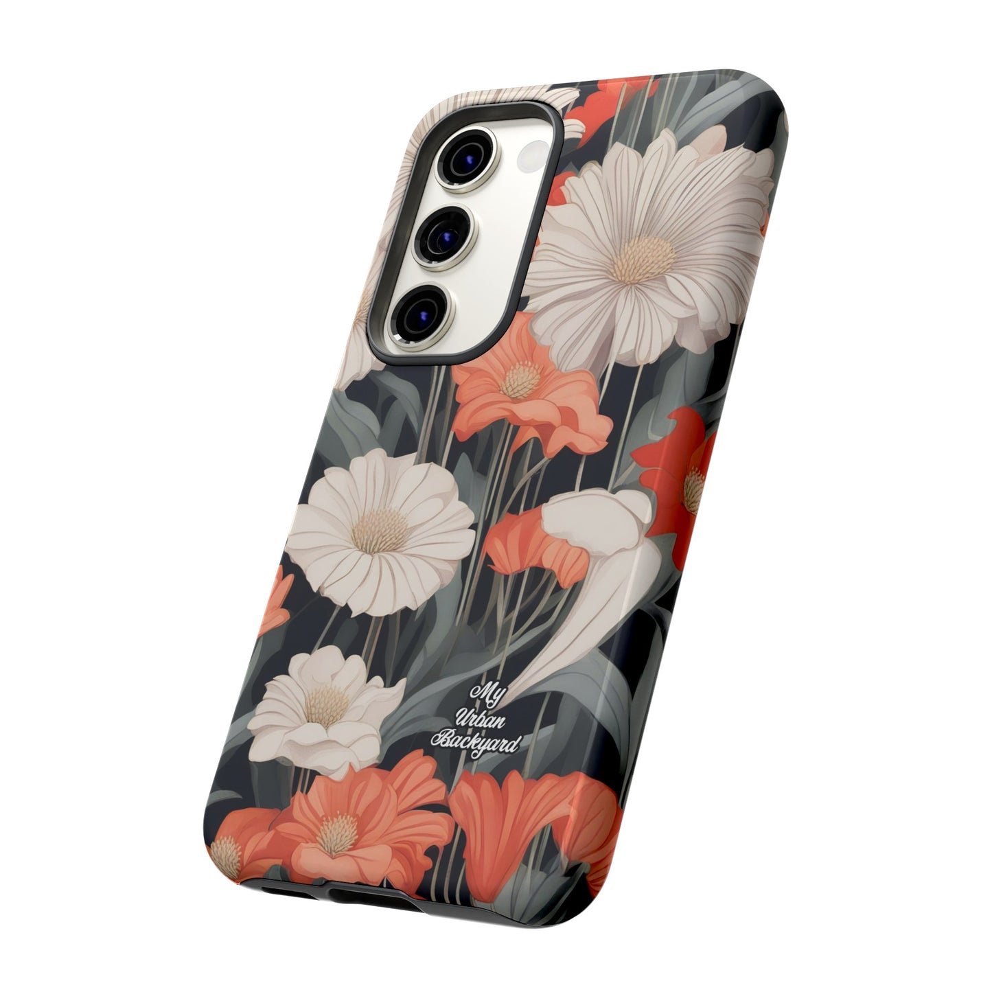 Art Deco Flowers, Cell Phone Case - Apple, Samsung or Google Pixel