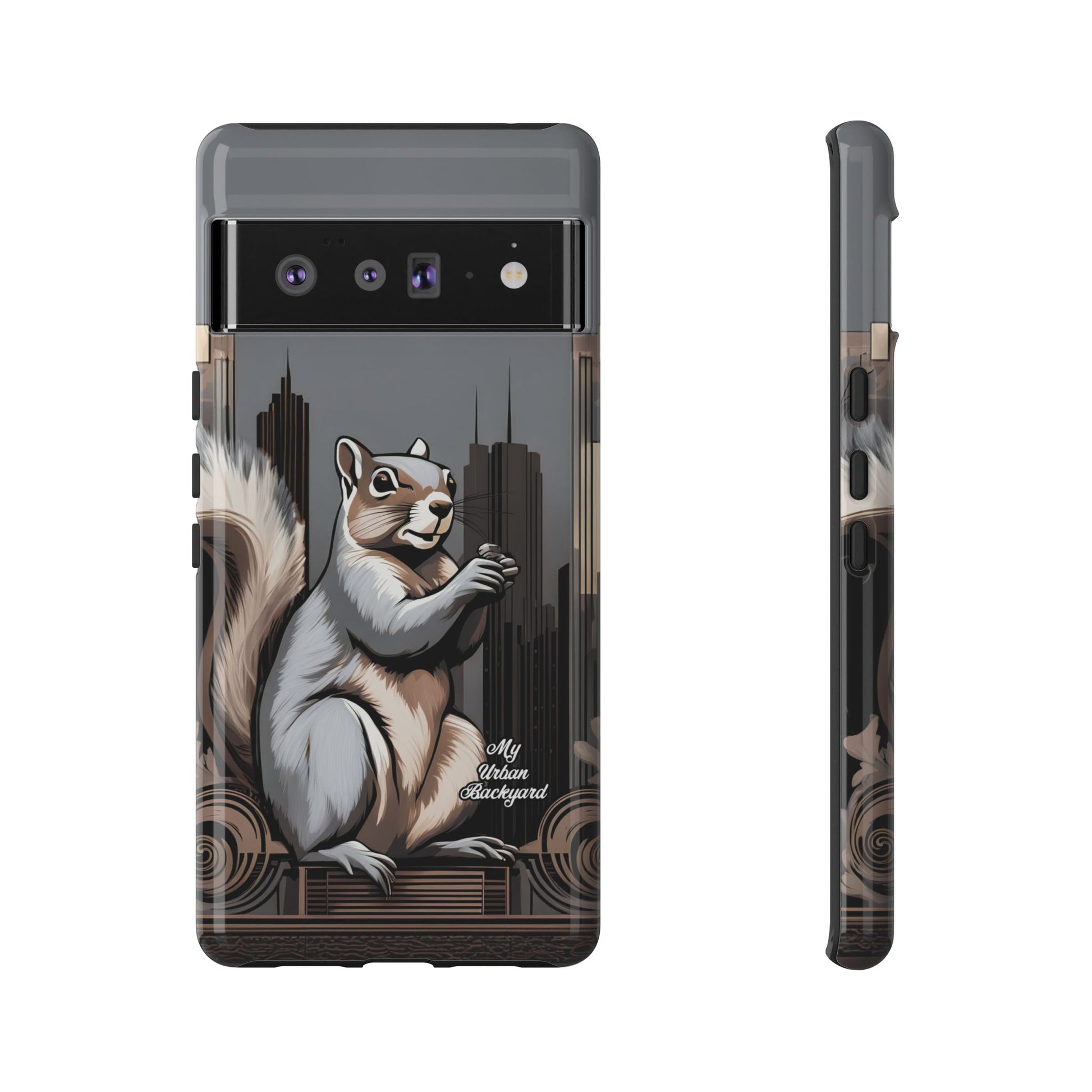 Urban Gray Squirrel, Cell Phone Case - Apple, Samsung, Google Pixel