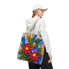 Vibrant Wildflowers Tote Bag with Cotton Handles For Everyday Use, 3 Sizes