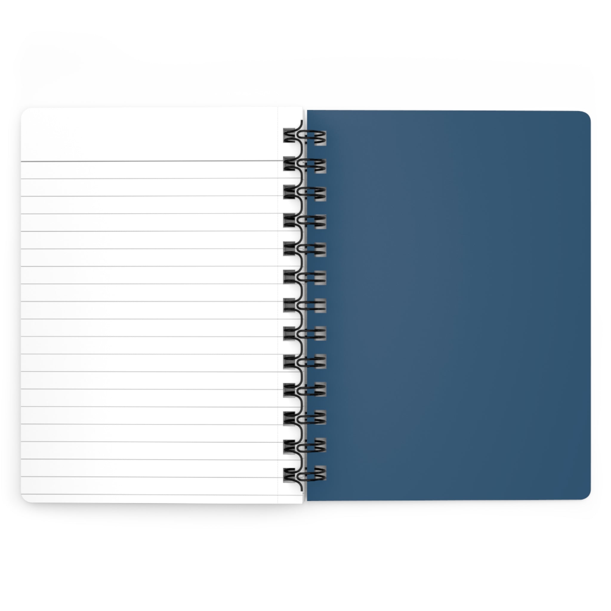 Red, White & Blue Floral Spiral Journal