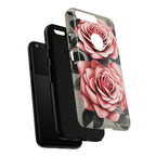 Pink Rose Flowers, Cell Phone Case - Apple, Samsung or Google Pixel