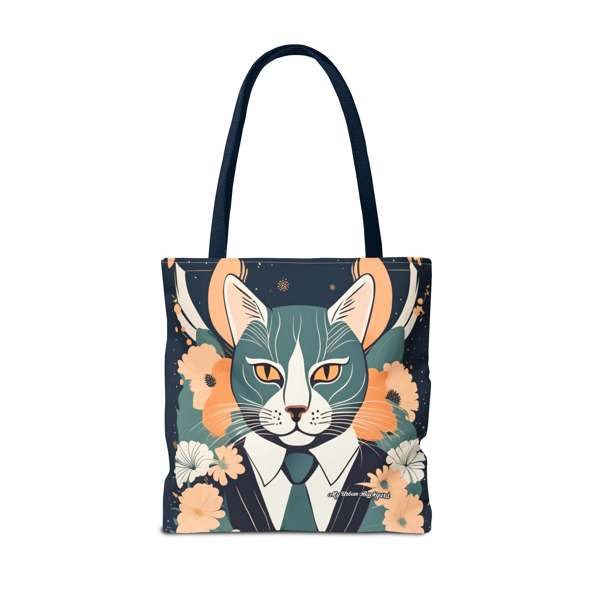 Simon Whiskerford, Cat Tote Bag with Cotton Handles For Everyday Use, 3 Sizes