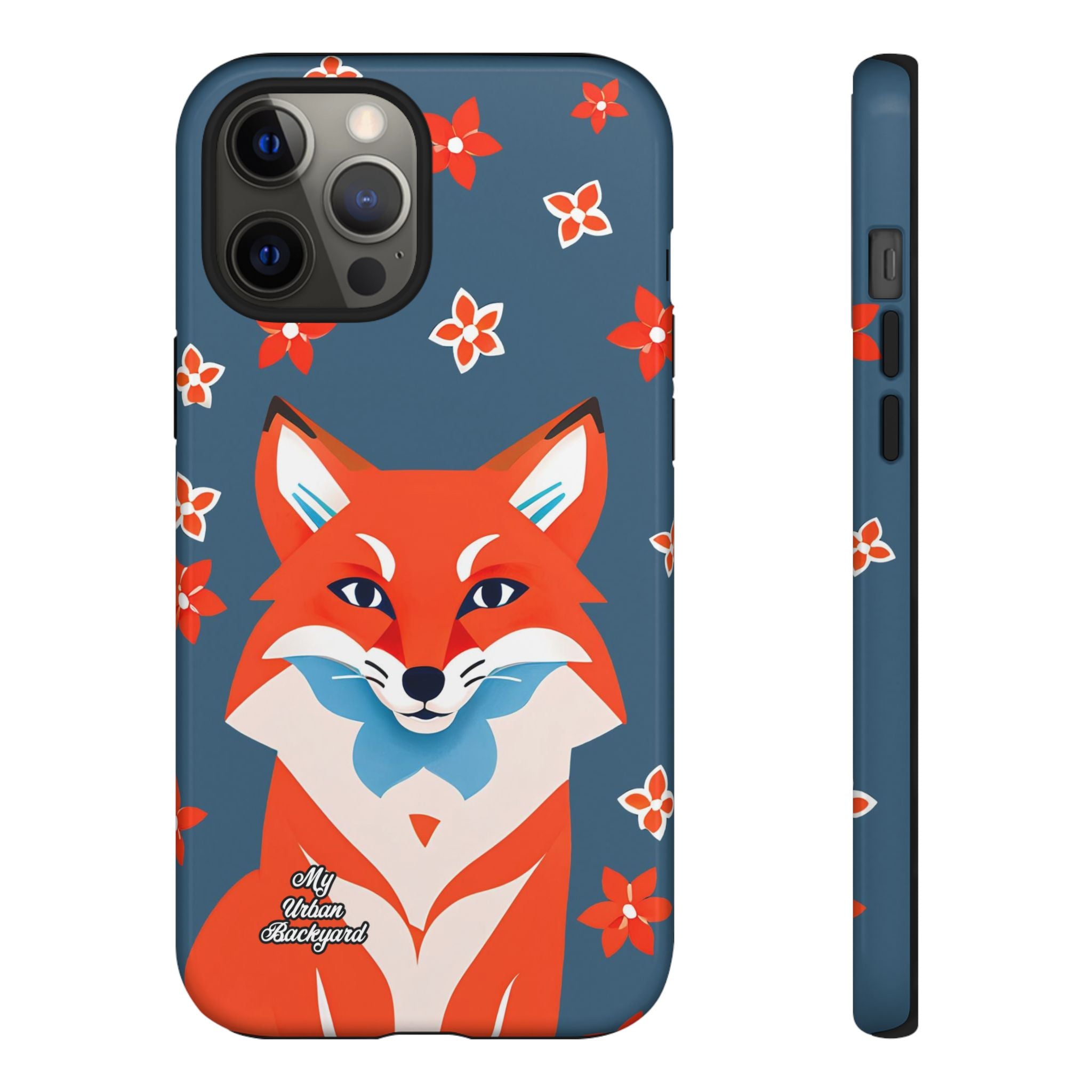 Fox with Flowers, Cell Phone Case - Apple, Samsung, Google Pixel