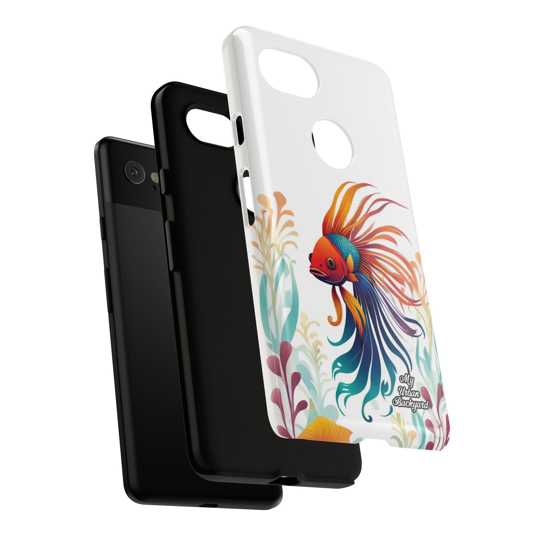 Colorful Betta Fish, Cell Phone Case - Apple, Samsung or Google Pixel