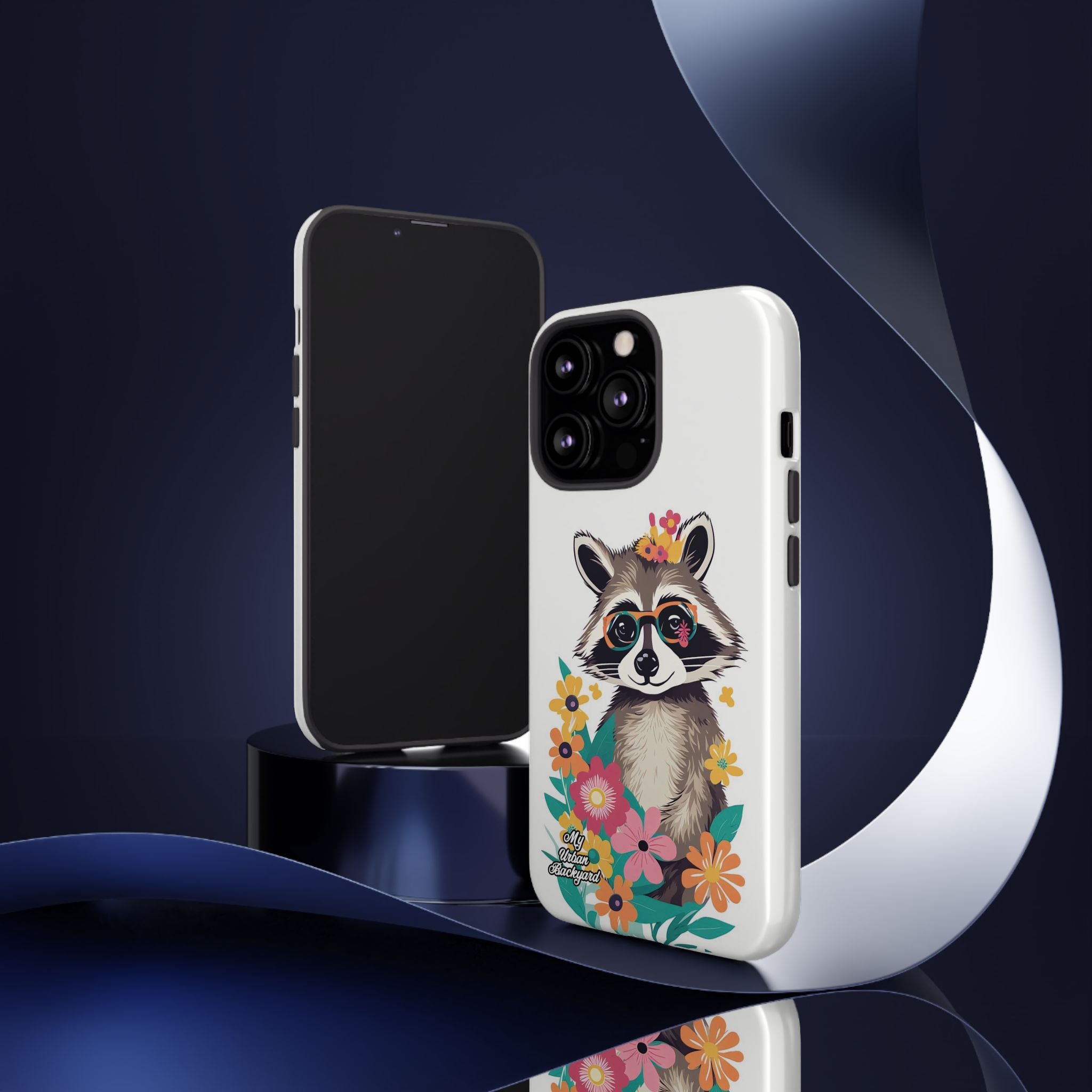 Raccoon with Glasses, Cell Phone Case - Apple, Samsung or Google Pixel
