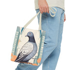 City Pigeon, Bird Tote Bag with Cotton Handles For Everyday Use, 3 Sizes