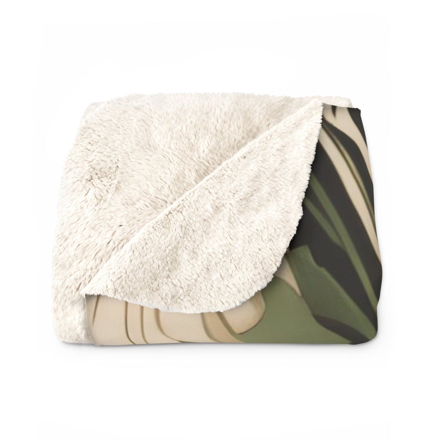 Holiday Flowers, Sherpa Fleece Blanket for Cozy Warmth, 50"x60"