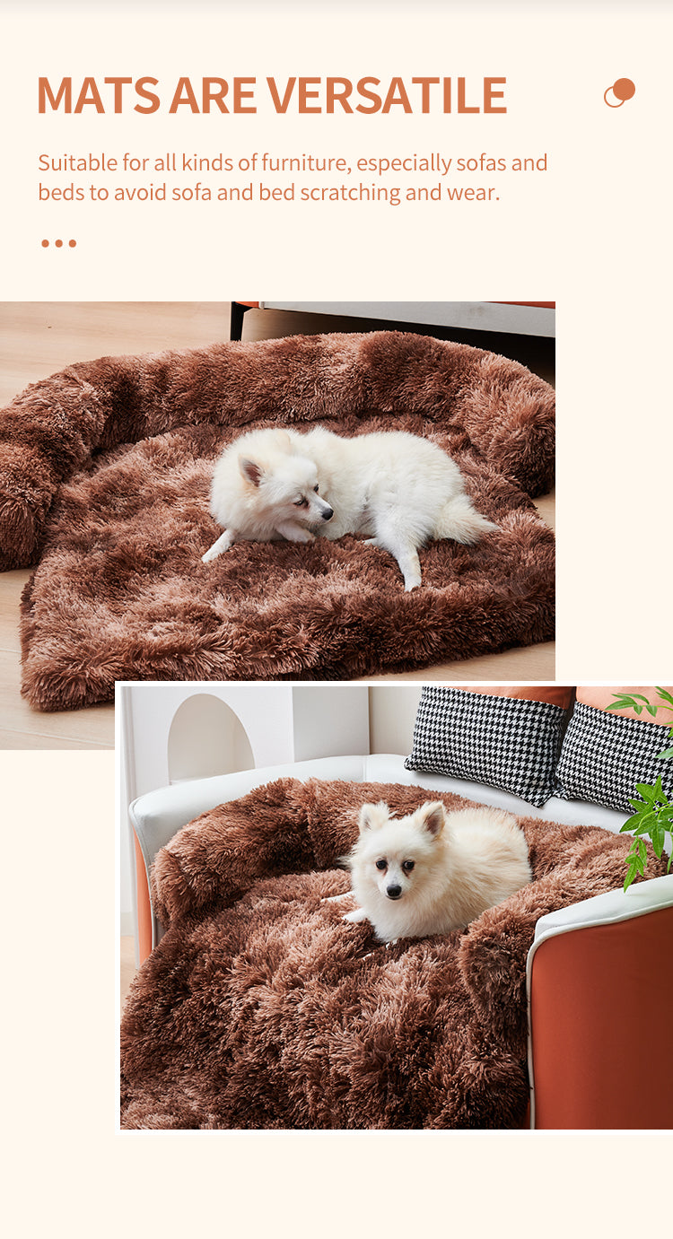 Extended Mat Nest, Comfortable Pet Cushion For Sofa or Floors, Dogs/Cats, 43.3"