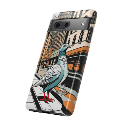 Pigeon on a City Street, Cell Phone Case - Apple, Samsung, or Google Pixel