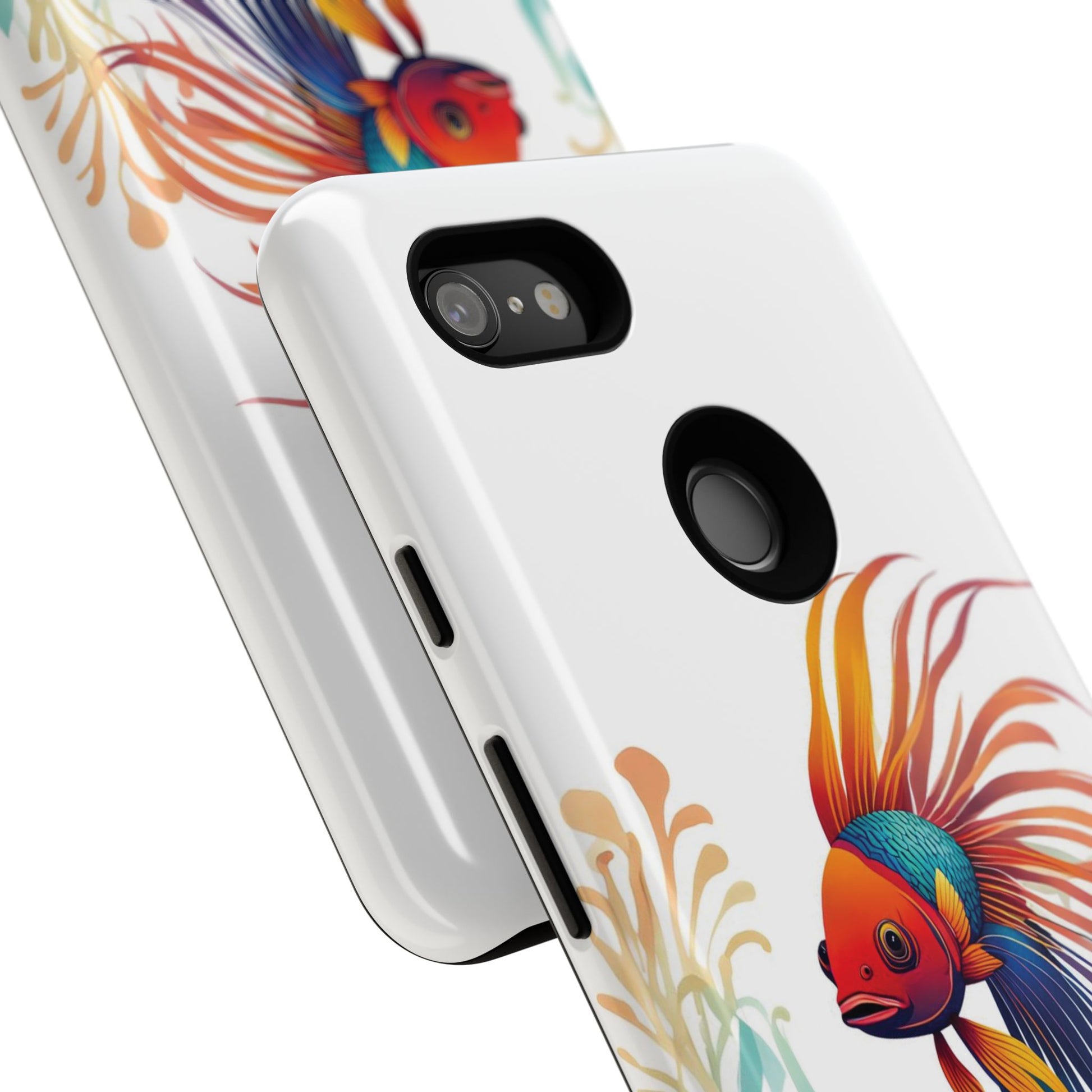 Colorful Betta Fish, Cell Phone Case - Apple, Samsung or Google Pixel