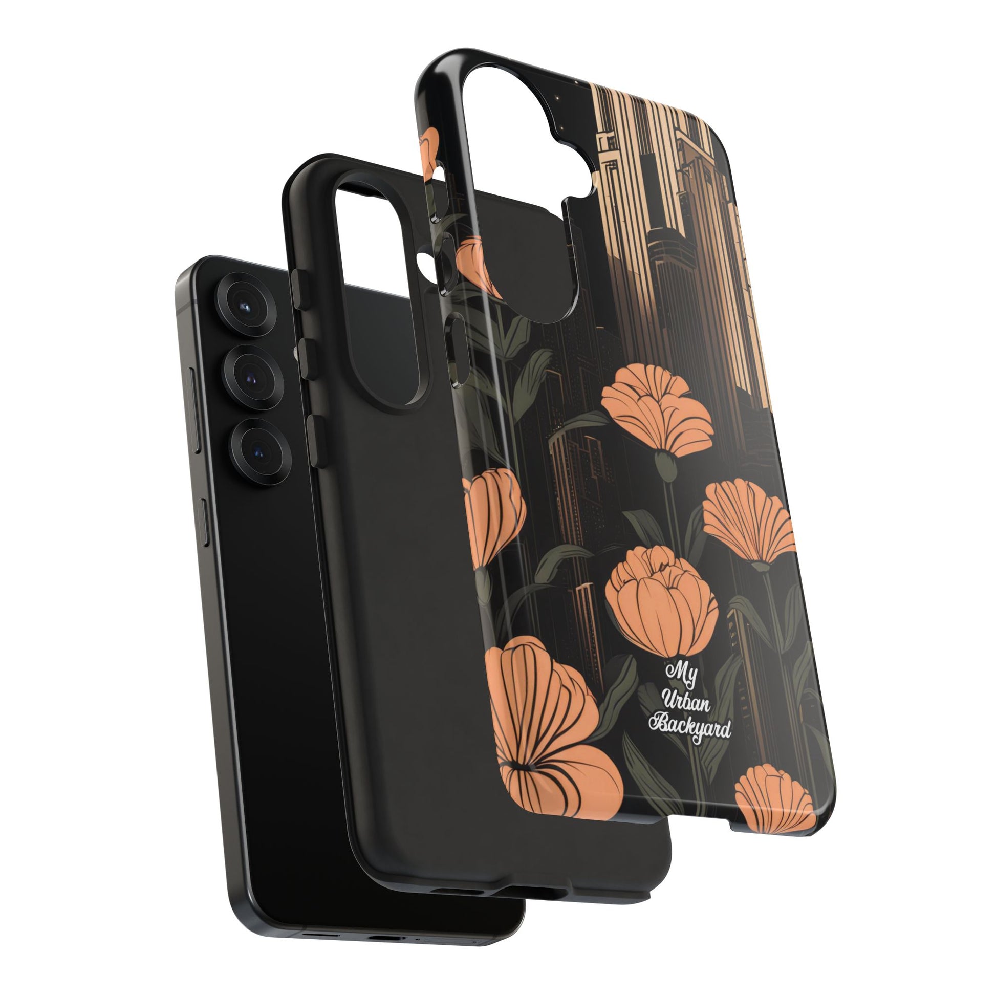 Urban Evening with Flowers, Cell Phone Case - Apple iPhone, Samsung Galaxy, Google Pixel