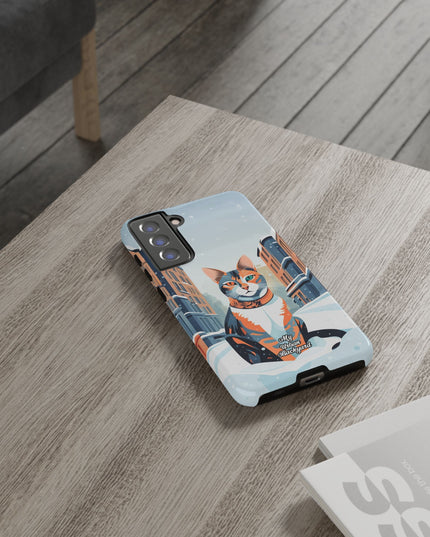 Claws Pawson in the Snow, Cell Phone Case - Apple, Samsung, Google Pixel