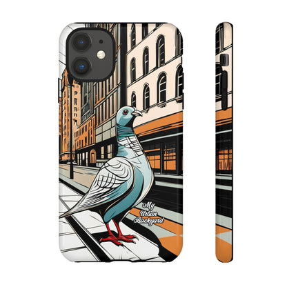 Pigeon on a City Street, Cell Phone Case - Apple, Samsung, or Google Pixel