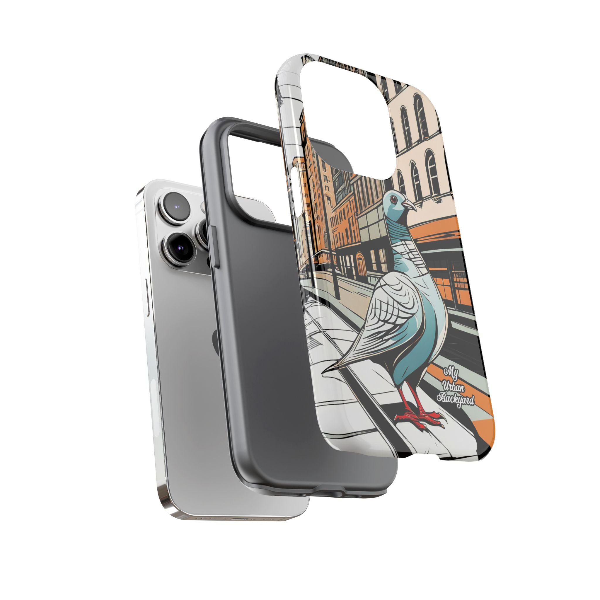 Pigeon on a City Street, Cell Phone Case - Apple, Samsung, Google Pixel