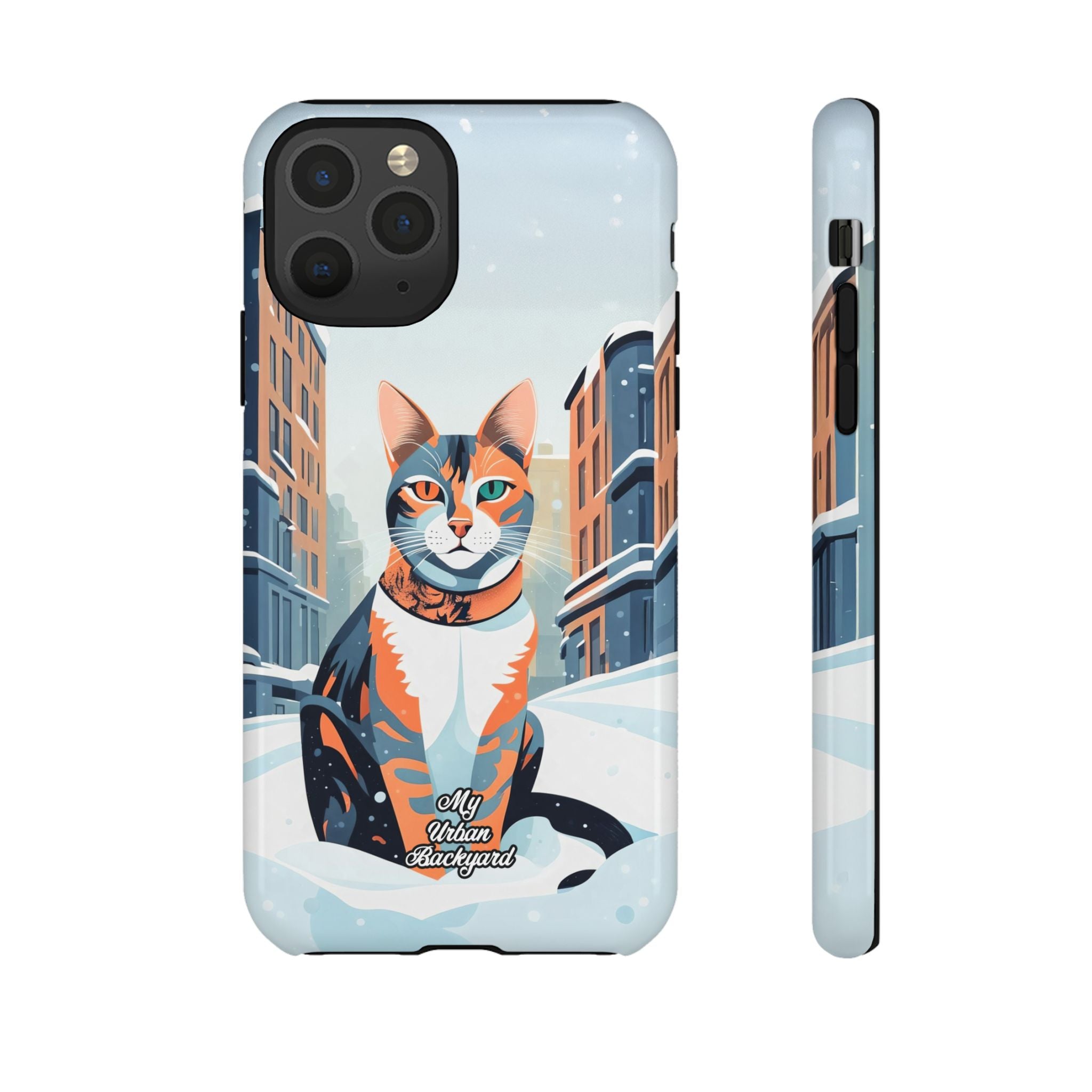 Claws Pawson in the Snow, Cell Phone Case - Apple, Samsung, Google Pixel