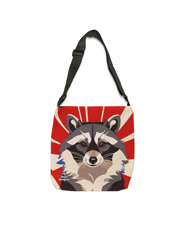 Ziggy Starspaws, Raccoon Tote Bag with Adjustable Strap - Trendy and Versatile