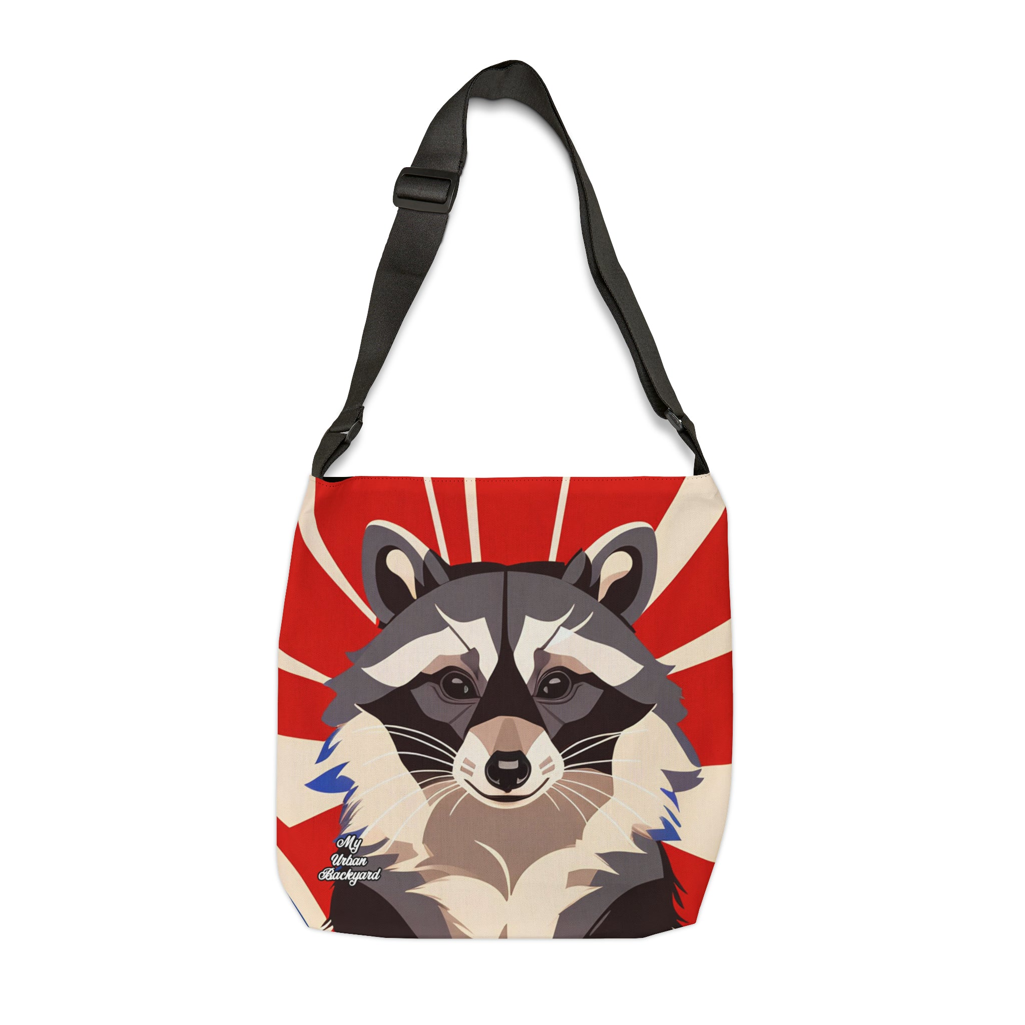 Ziggy Starspaws, Raccoon Tote Bag with Adjustable Strap - Trendy and Versatile