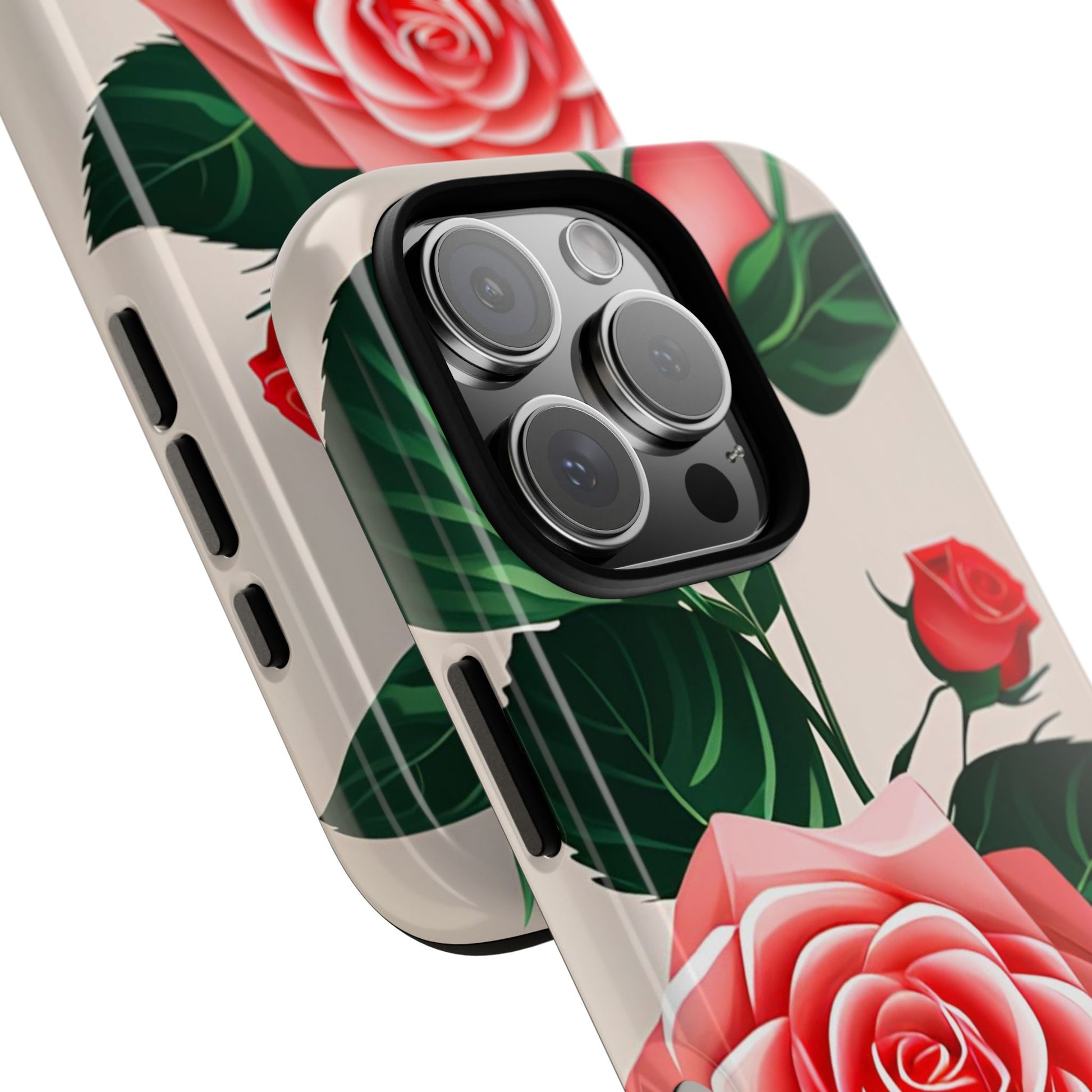 Pink Rose Flowers, Cell Phone Case - Apple, Samsung, Google Pixel