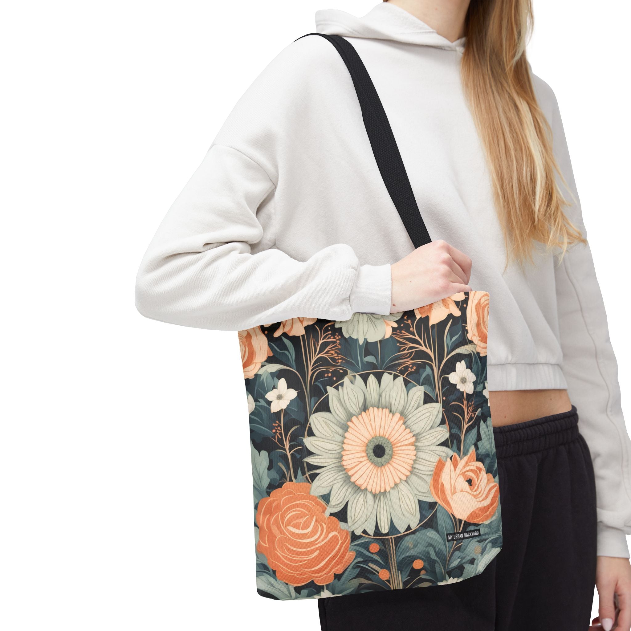 Wildflowers, Everyday Tote Bag w Cotton Handles