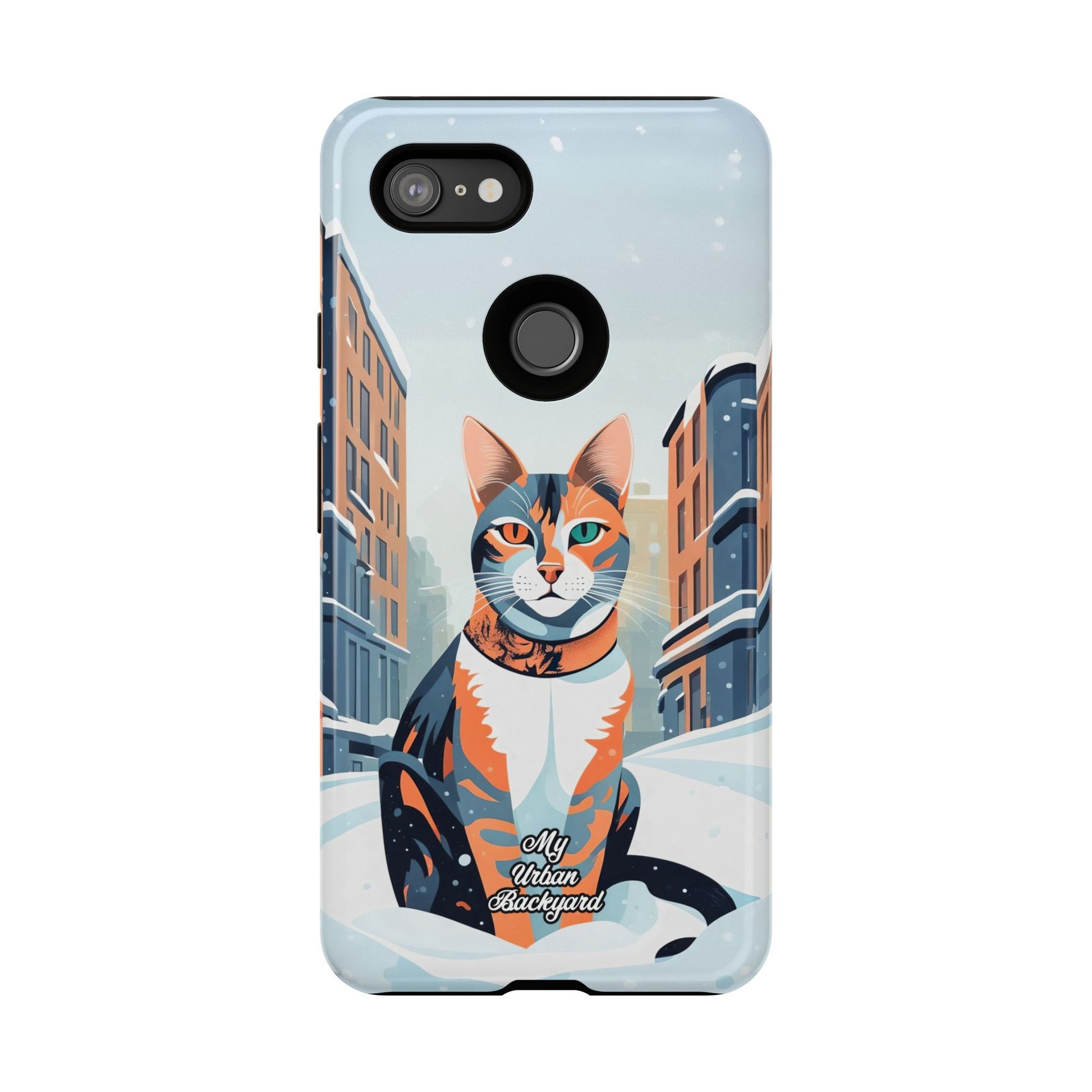 Claws Pawson in the Snow, Cell Phone Case - Apple, Samsung, Google Pixel