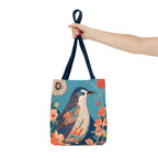 Colorful Bird Tote Bag with Cotton Handles For Everyday Use, 3 Sizes