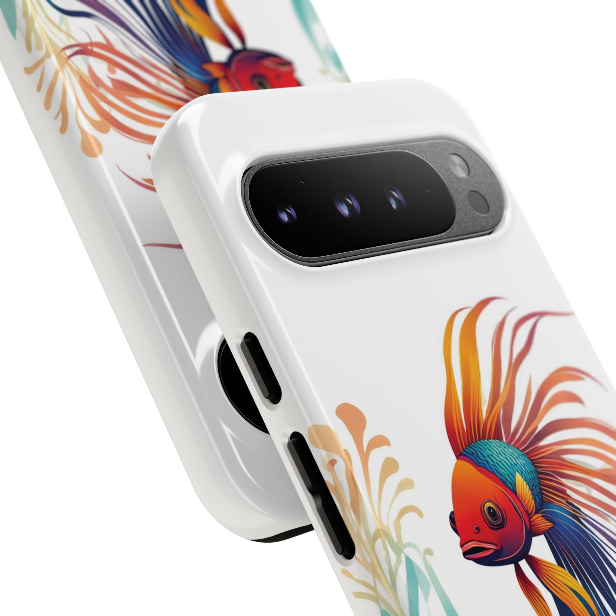 Colorful Betta Fish, Cell Phone Case - Apple, Samsung or Google Pixel