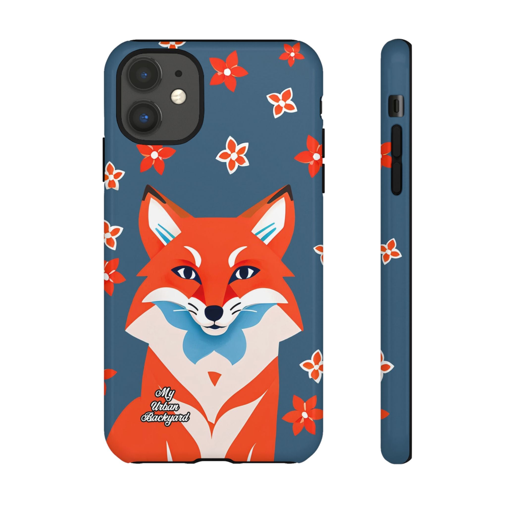 Fox with Flowers, Cell Phone Case - Apple, Samsung, Google Pixel