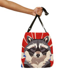 Ziggy Starspaws, Raccoon Tote Bag with Adjustable Strap - Trendy and Versatile