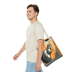 Art Deco Squirrel, Everyday Tote Bag w Cotton Handles
