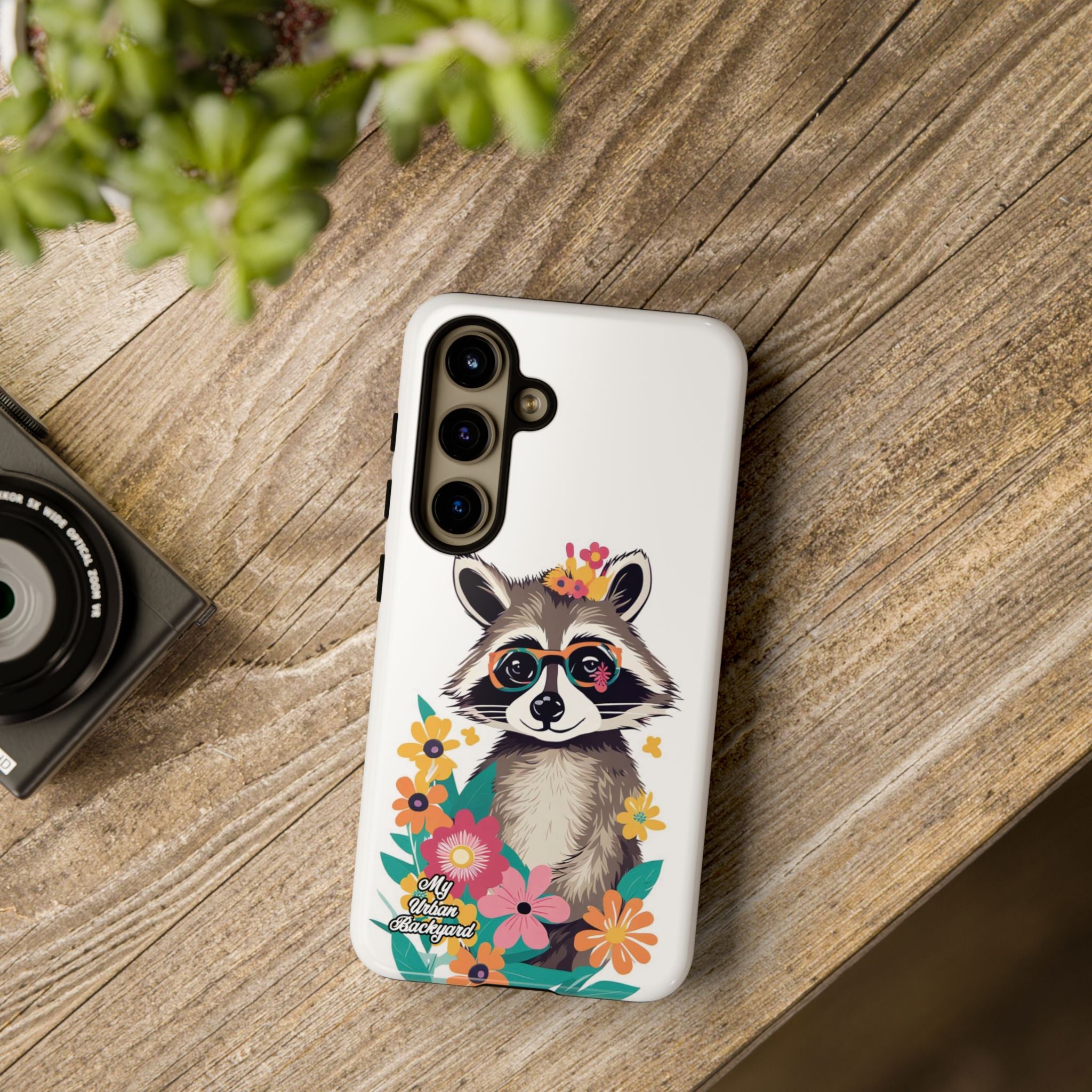 Raccoon with Glasses, Cell Phone Case - Apple, Samsung or Google Pixel