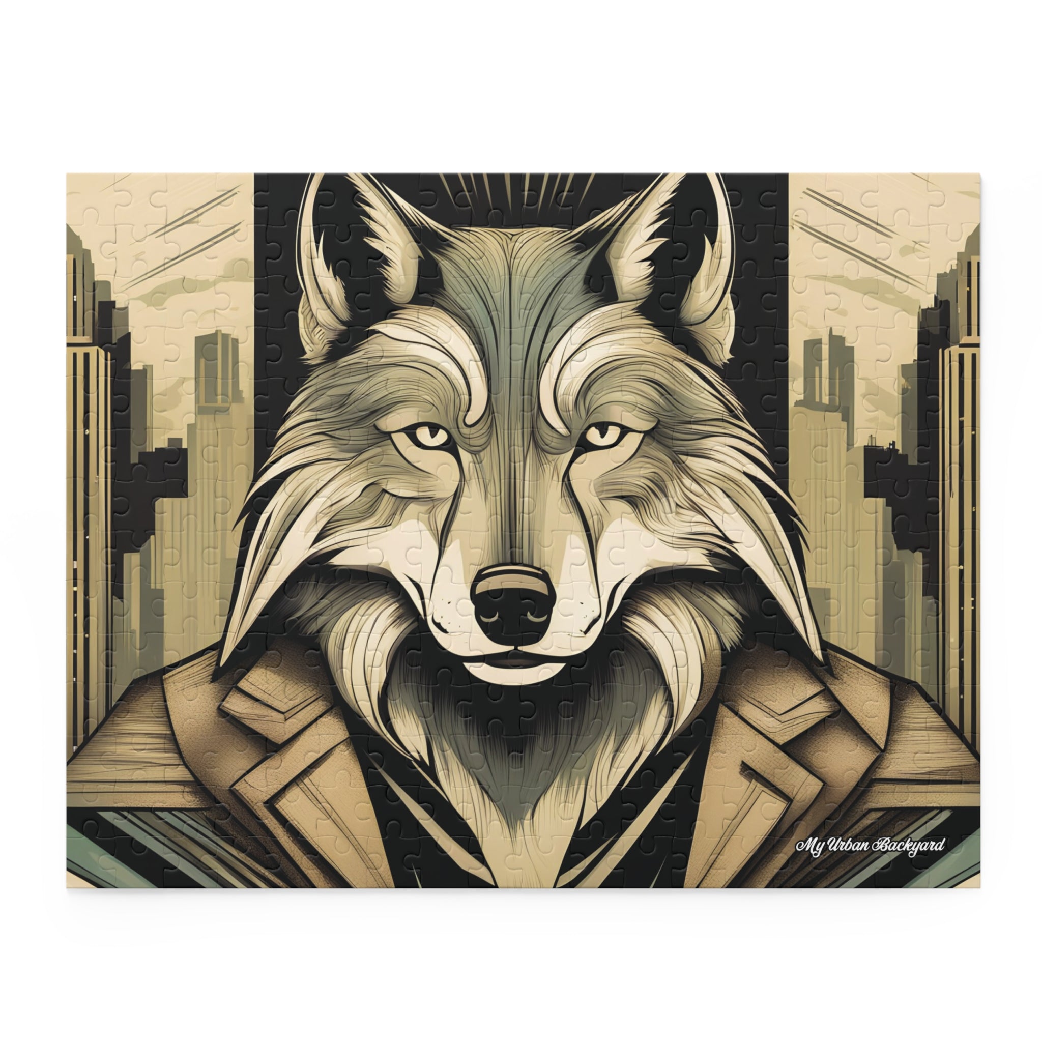 Luther Greyfang, Wolf Jigsaw Puzzle, (120, 252, or 500-Piece)