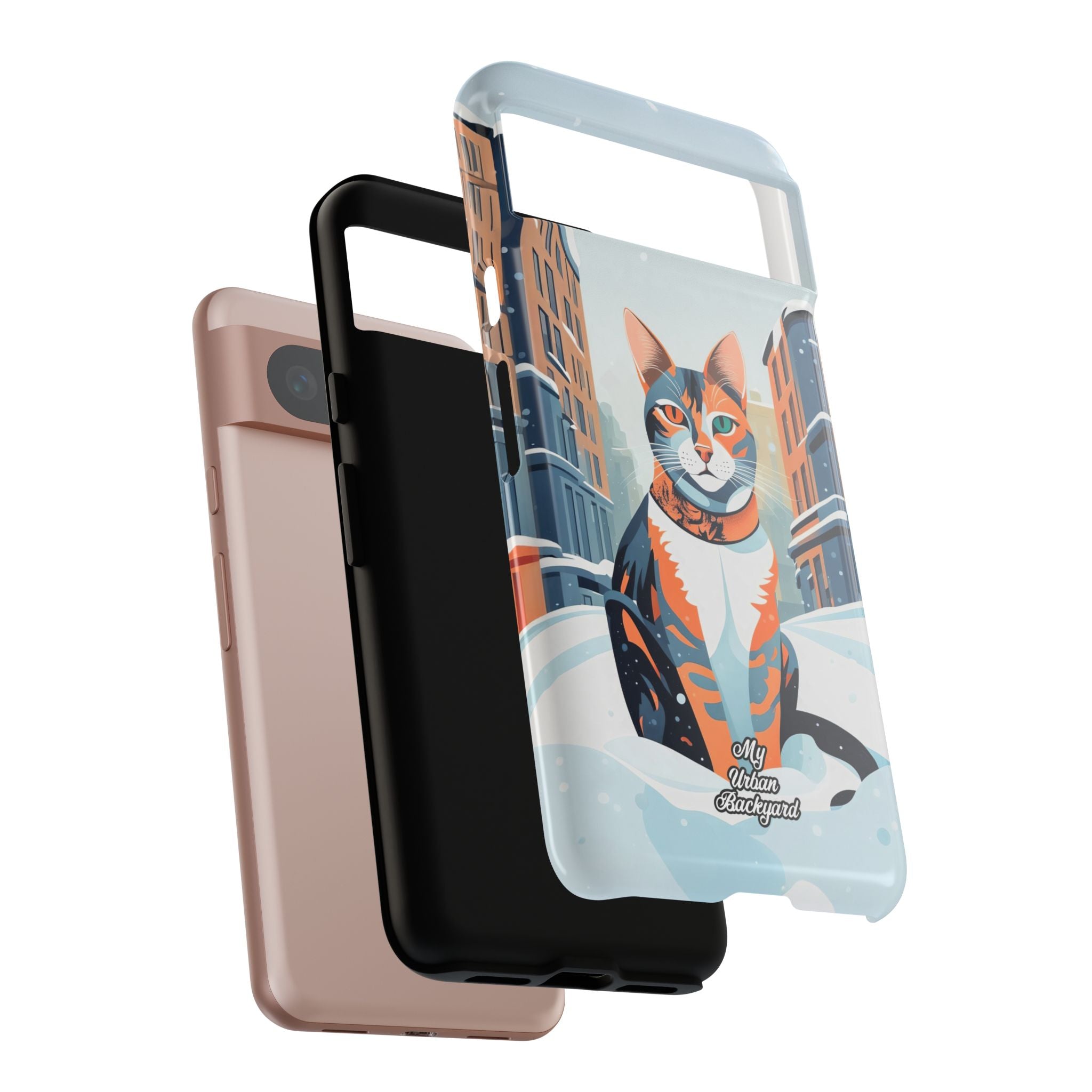 Claws Pawson in the Snow, Cell Phone Case - Apple, Samsung, Google Pixel