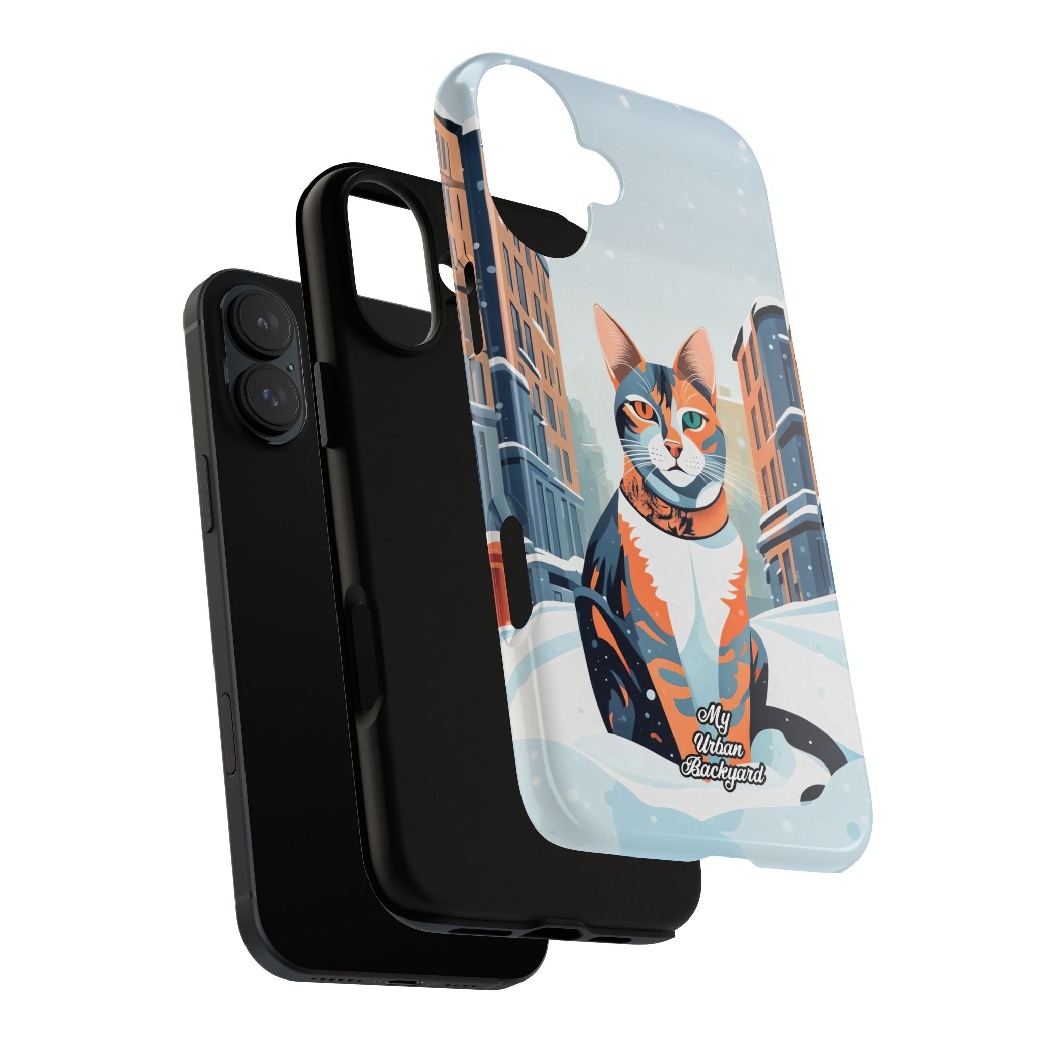 Claws Pawson in the Snow, Cell Phone Case - Apple, Samsung, Google Pixel