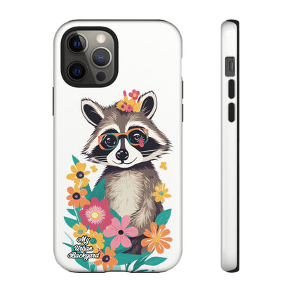 Raccoon with Glasses, Cell Phone Case - Apple, Samsung or Google Pixel