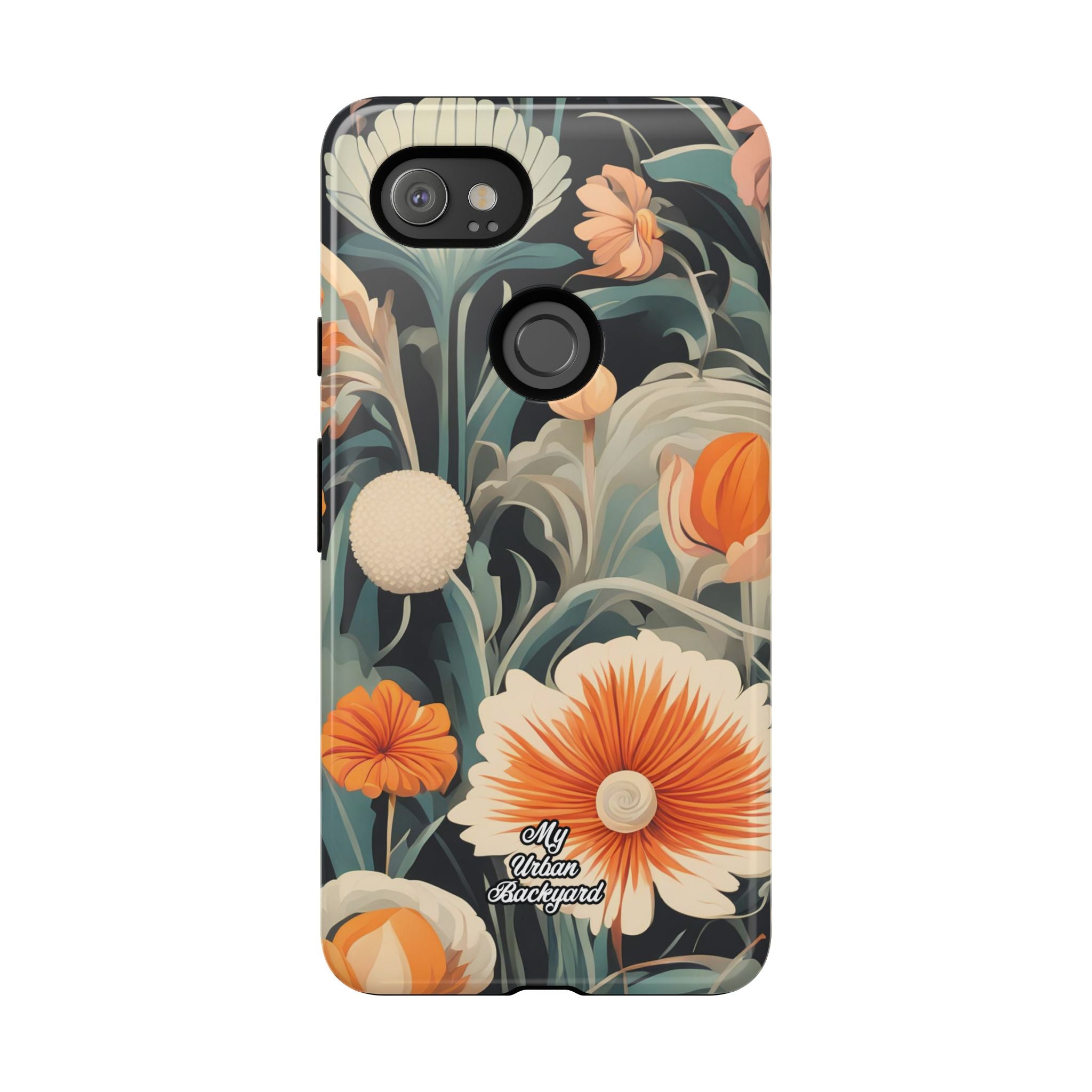 Orange and White Flowers, Cell Phone Case - Apple, Samsung, Google Pixel