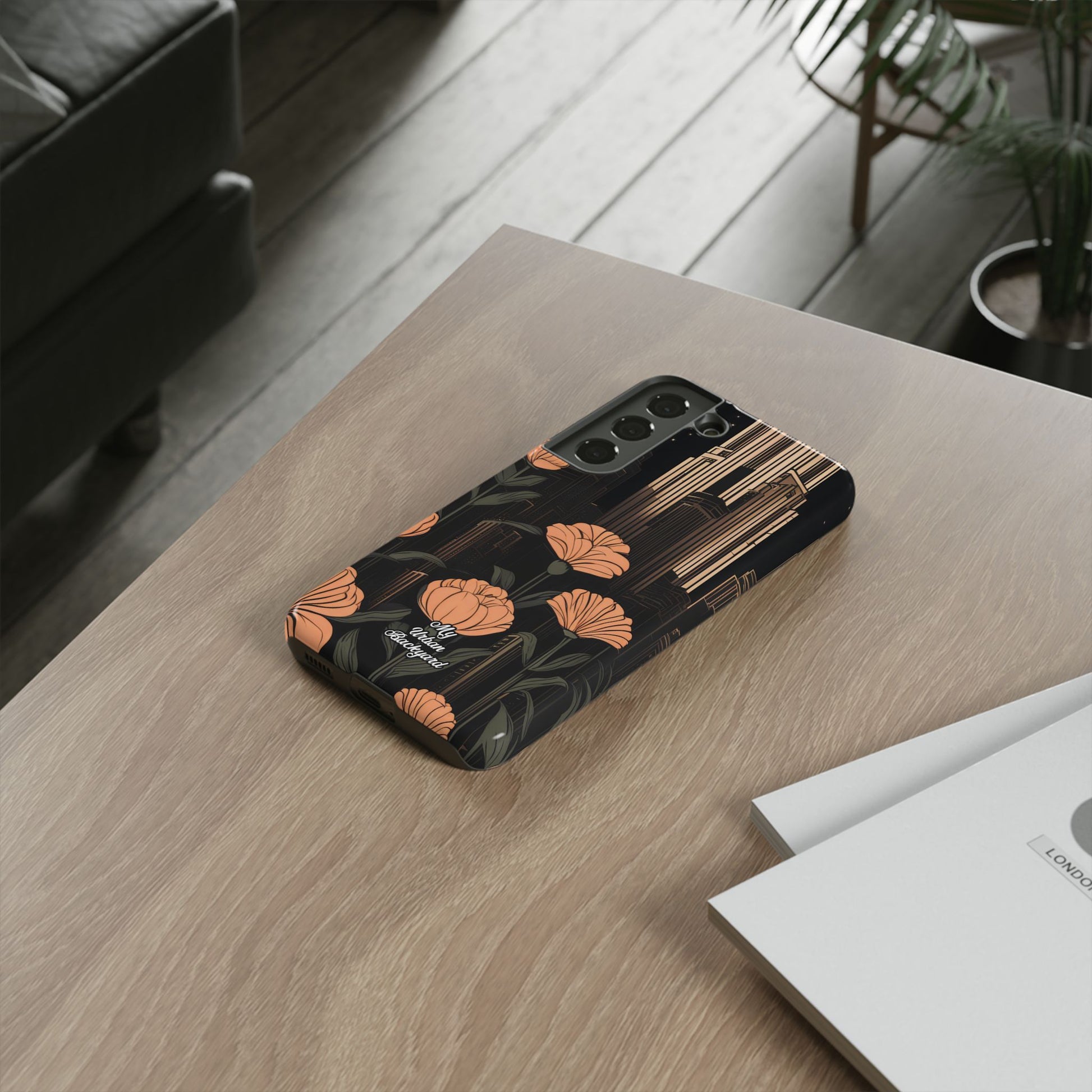 Urban Evening with Flowers, Cell Phone Case - Apple iPhone, Samsung Galaxy, Google Pixel