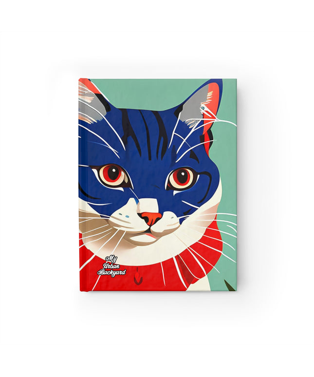 Blue Cat, Hardcover Notebook Journal - Write in Style