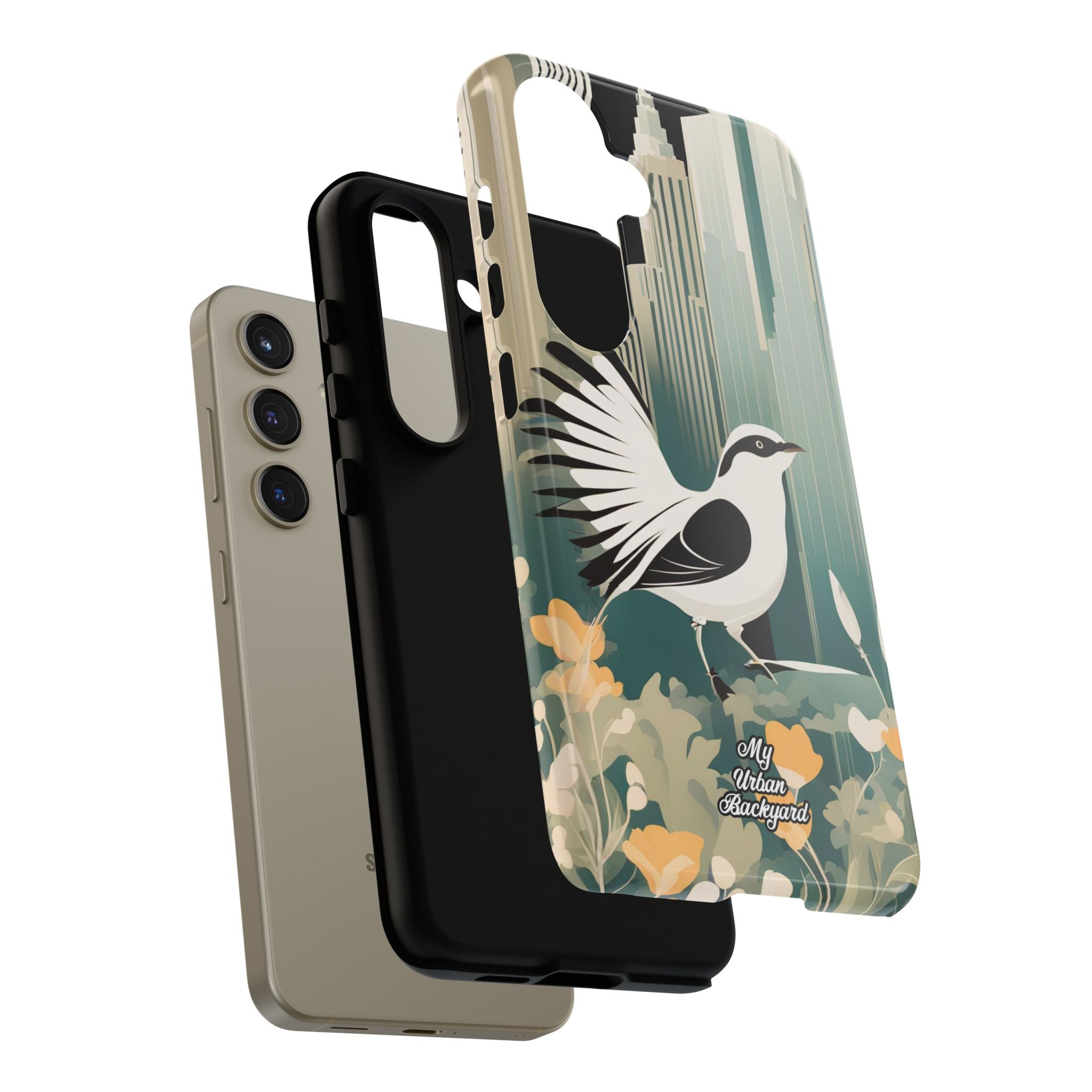 City Bird, Cell Phone Case - Apple iPhone, Samsung Galaxy, Google Pixel
