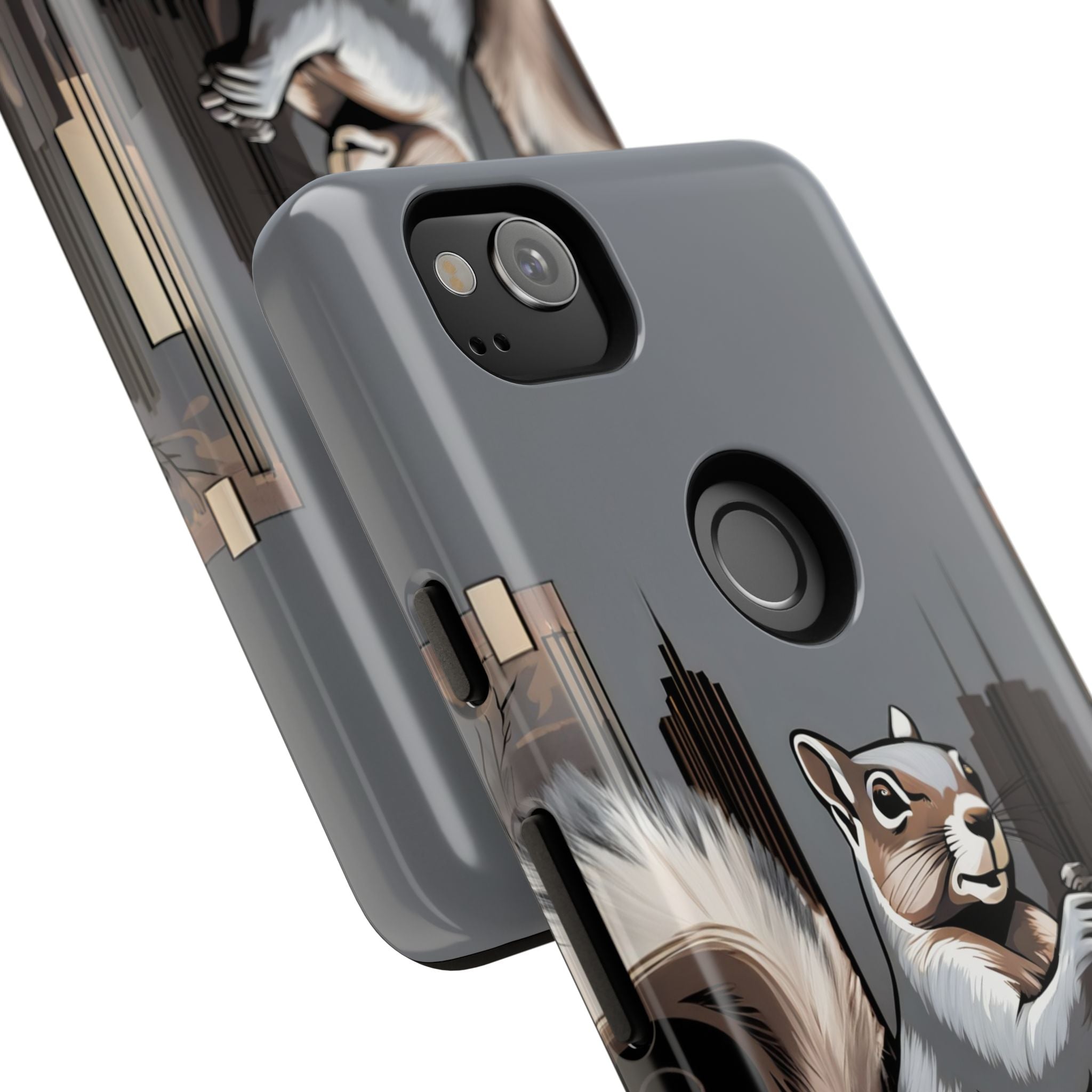 Urban Gray Squirrel, Cell Phone Case - Apple, Samsung, Google Pixel